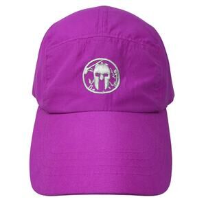 Spartan Slideback 5 Panel Cap Purple One Size Adjustable Embroidered Outdoor